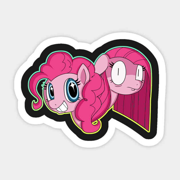 Slice of Pinkie Pie Sticker by miqwib